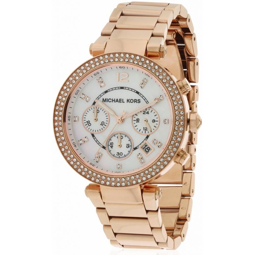 Michael Kors MK5491 Parker Rose Gold Toned Stainless Steel Watch Women's Watch - mzwatcheslk srilanka
