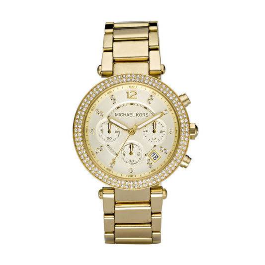 Michael Kors MK5354 Parker Gold toned Stainless Steel Women's Watch - mzwatcheslk srilanka