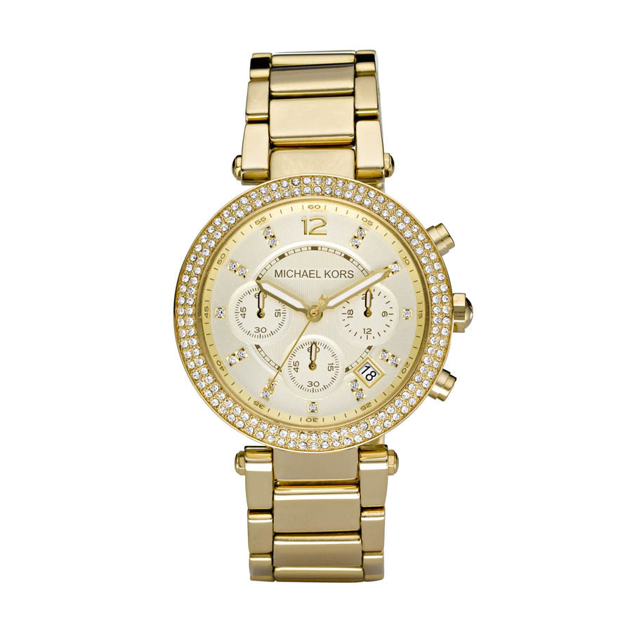 Michael Kors MK5354 Parker Gold toned Stainless Steel Women's Watch - mzwatcheslk srilanka