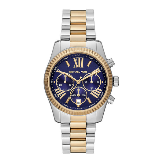 Michael Kors MK7218 Lexington Blue Dial Chronograph Women's Watch - mzwatcheslk srilanka