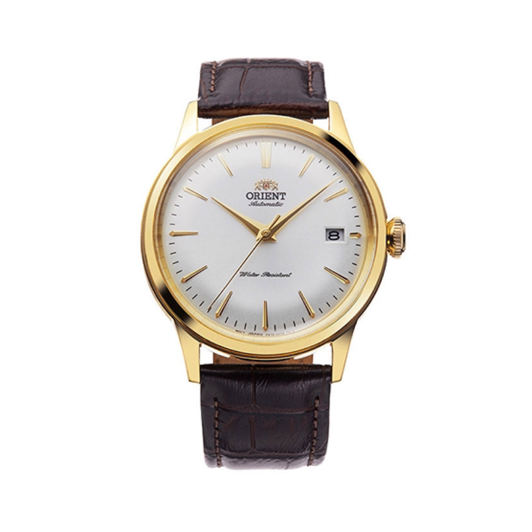 Orient Classic Bambino 38mm White Dial Automatic RA-AC0M01S10B Men's Watch - mzwatcheslk srilanka