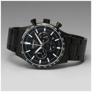 Seiko SSB415P1  Chronograph Black Quartz Men's Watch - mzwatcheslk srilanka