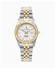 Jacques Du Manoir JWL01801 Inspiration Passion 34mm White Dial Two Tone Bracelet Women's Watch - mzwatcheslk srilanka