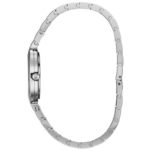 Bulova 96P215 Rhapsody Steel Bracelet Black Dial Women's Watch – MZ Watches