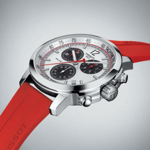 Tissot red online watch