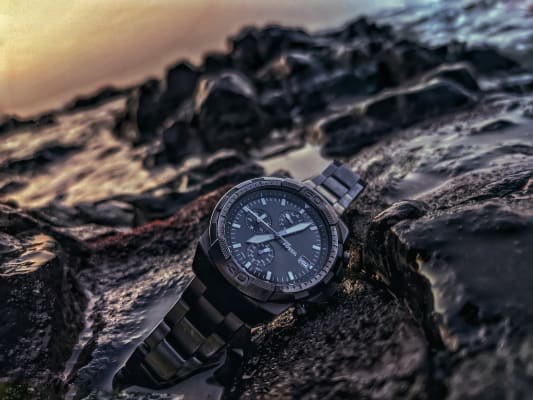 Fossil FS5940 Bronson Black Dial Black Stainless Steel Bracelet  Men's Watch - mzwatcheslk srilanka