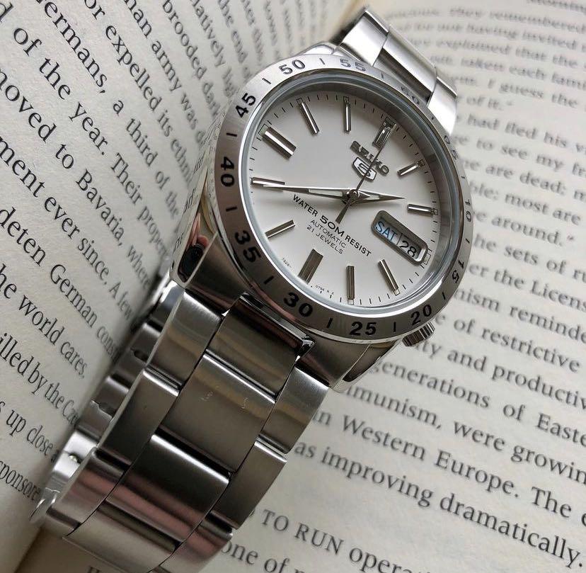 Seiko 5 Automatic 21 Jewels SNKD97K1 White dial Men s Watch mzwatcheslk