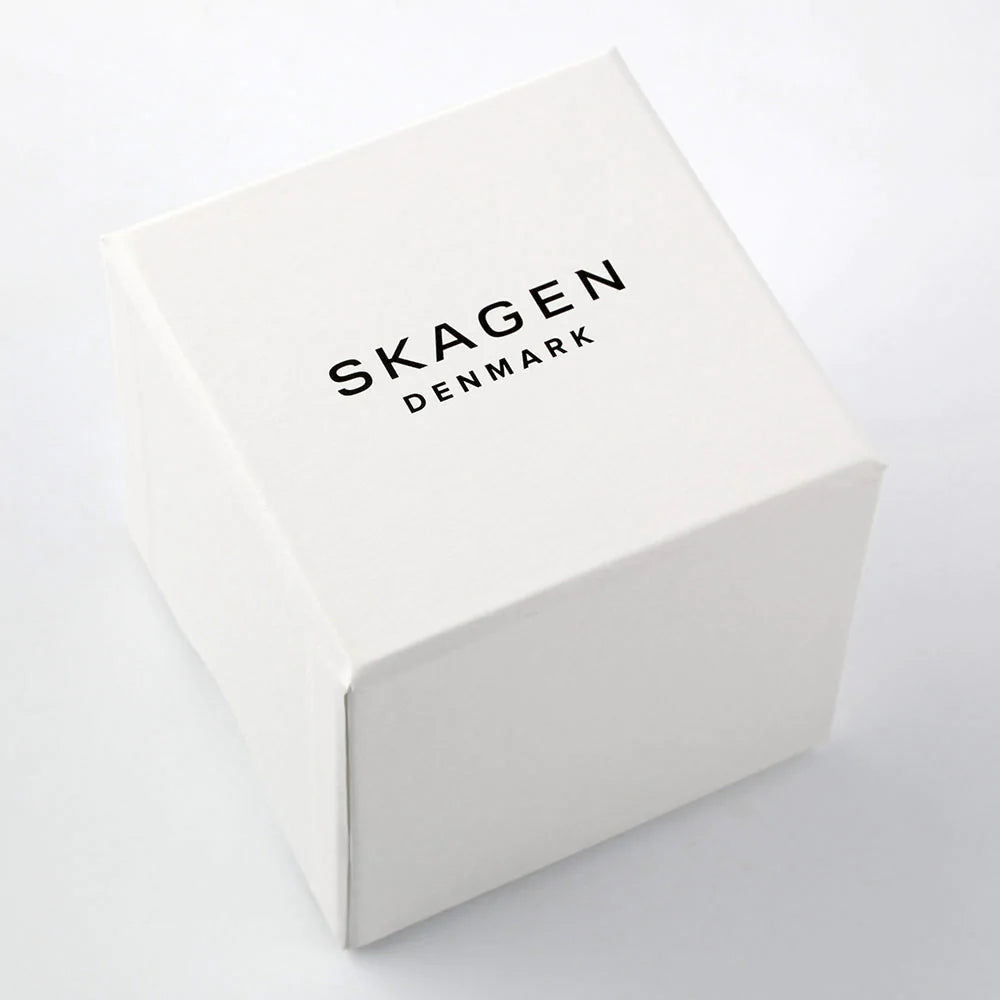 Skagen Denmark Aaren Kulor SKW 6520 Pearl White Silicone Mens Watch(AVAILABLE ONLINE) - mzwatcheslk srilanka