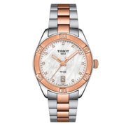Tissot T1019102211600 PR100 Sport Chic Two Tone Bracelet Women’s Watch - mzwatcheslk srilanka