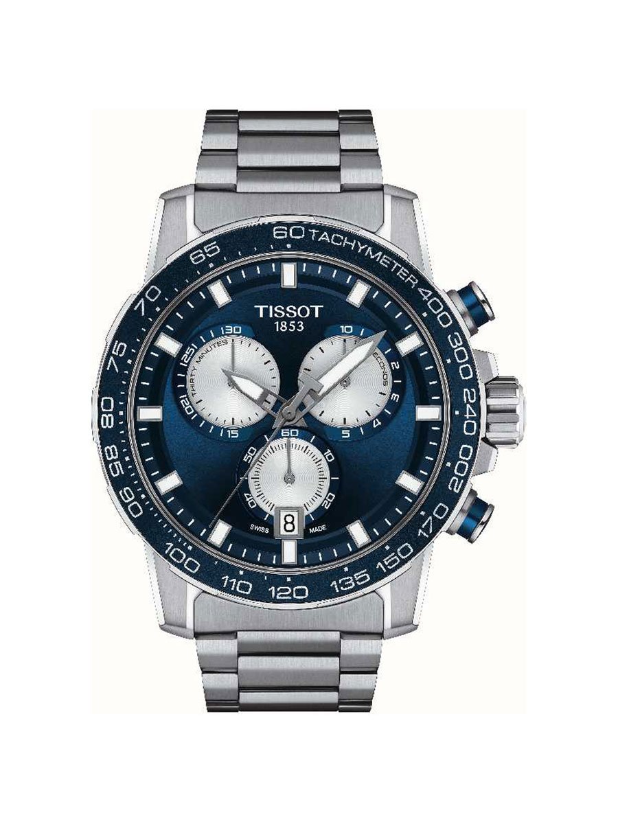 Tissot T1256171104100  Super Sport Blue Chronograph Men's Watch - mzwatcheslk srilanka