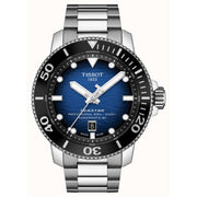 Tissot T1206071104101 Seastar 2000 Pro Powermatic 80 Blue Dial Steel Men's Watch - mzwatcheslk srilanka
