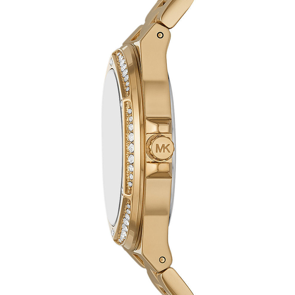 Michael Kors MK1062SET Lennox Gold MK Dial Gold Strap Matching Bracelet Women's Watch - mzwatcheslk srilanka